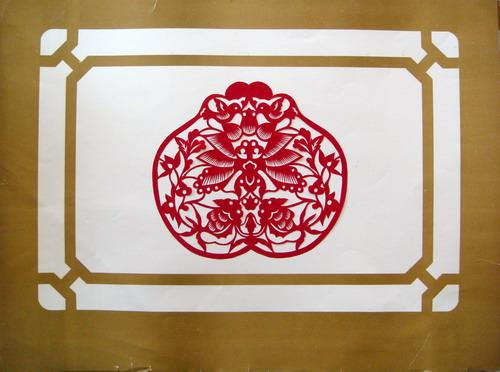 Jianzhi dari Shanxi, "Ikan Bercengkerama di Teratai"
