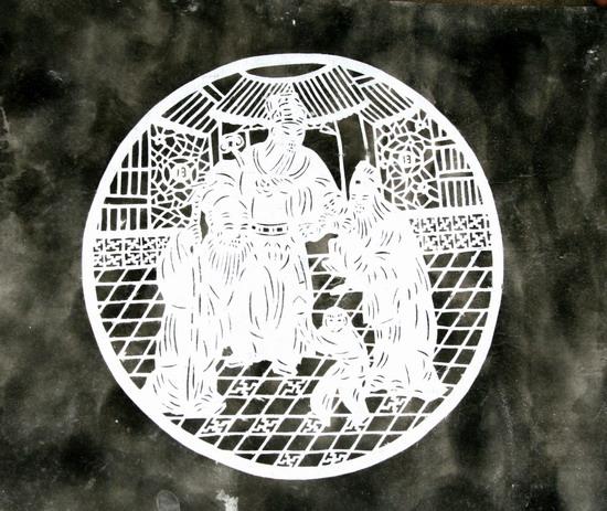 Contoh jianzhi Opera Pujiang pada dinasti Qing