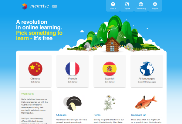 Belajar Bahasa Tionghoa dengan Mnemonic, Memrise